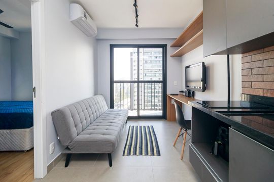 Apartamento para alugar com 1 quarto, 27m² em Campo Belo, São Paulo