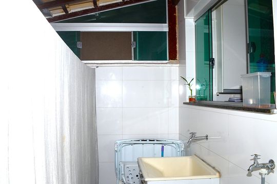 Detalhe da area de serviço de apartamento à venda com 2 quartos, 80m² em Dom Silvério, Belo Horizonte
