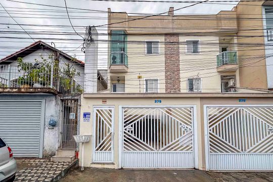 Fachada de apartamento à venda com 2 quartos, 90m² em Vila Linda, Santo André