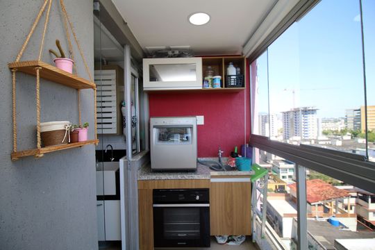 Varanda gourmet de apartamento à venda com 2 quartos, 58m² em Vista Alegre, Rio de Janeiro
