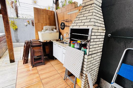 Área comum - Churrasqueira de casa de condomínio para alugar com 5 quartos, 196m² em Vargem Pequena, Rio de Janeiro