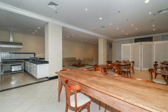 Área comum - Salão de festas de apartamento para alugar com 1 quarto, 104m² em Moinhos de Vento, Porto Alegre