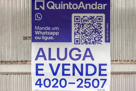 Placa Instalada na Fachada de casa à venda com 3 quartos, 600m² em Homero Thon, Santo André
