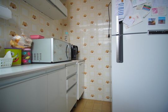 Cozinha de apartamento à venda com 2 quartos, 70m² em Floresta, Porto Alegre