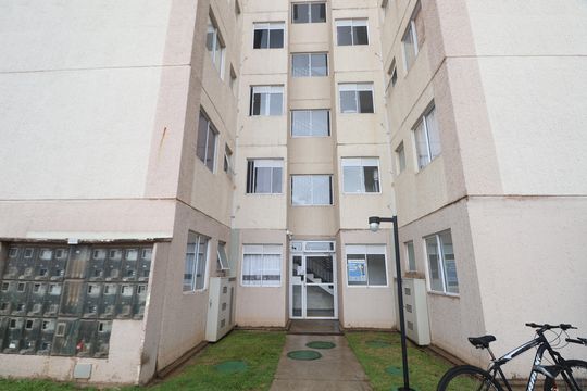 Fachada do bloco de apartamento para alugar com 2 quartos, 42m² em Mato Grande, Canoas