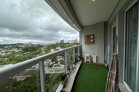 Varanda da Sala de apartamento à venda com 2 quartos, 72m² em Melville Empresarial Ii, Barueri