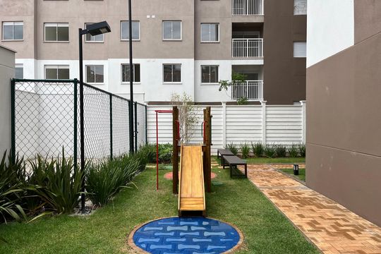 Área comum - Playground de apartamento para alugar com 2 quartos, 36m² em Várzea da Barra Funda, São Paulo