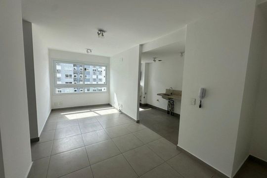 Sala de apartamento à venda com 2 quartos, 56m² em São Sebastião, Porto Alegre