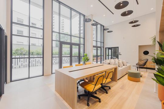 Coworking de kitnet/studio para alugar com 1 quarto, 25m² em Sumaré, São Paulo