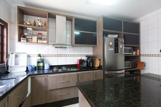 Cozinha de casa à venda com 2 quartos, 100m² em Parque Sonia, São Paulo
