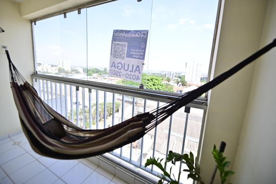 Varanda  de apartamento para alugar com 3 quartos, 105m² em Jardim Luz, Goiânia