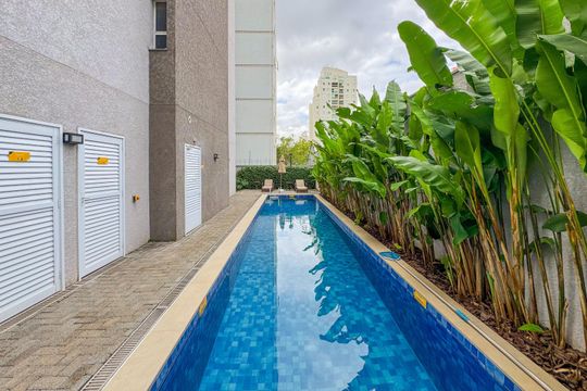 Área comum - Piscina de apartamento para alugar com 1 quarto, 29m² em Vila Mariana, São Paulo
