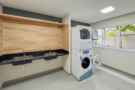 Área comum - Lavanderia de apartamento para alugar com 1 quarto, 29m² em Vila Mariana, São Paulo