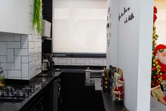 Cozinha de apartamento à venda com 2 quartos, 53m² em Centro, Osasco