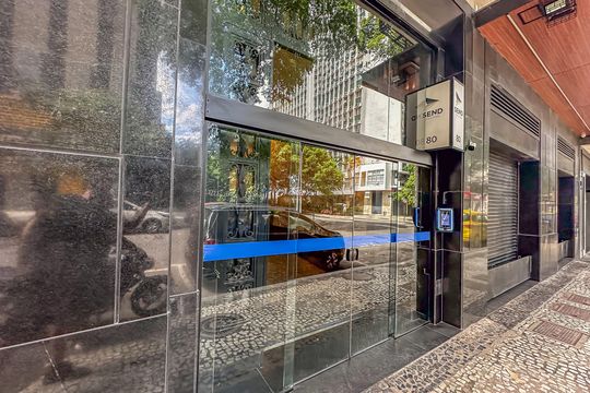 Fachada de apartamento para alugar com 1 quarto, 39m² em Centro, Rio de Janeiro