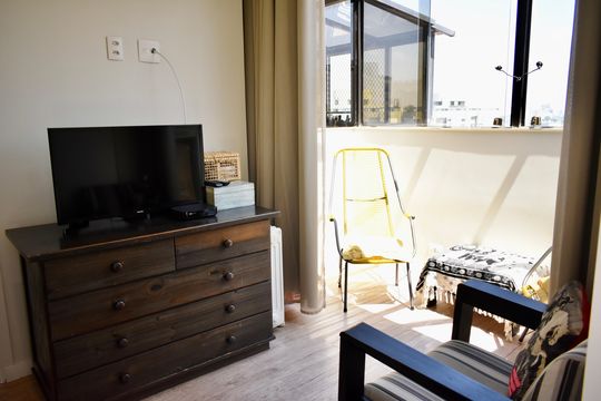 Sala Cobertura de apartamento à venda com 2 quartos, 135m² em Mirandópolis , São Paulo