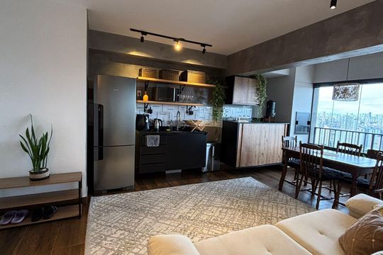 Sala de apartamento para alugar com 2 quartos, 50m² em Brás, São Paulo