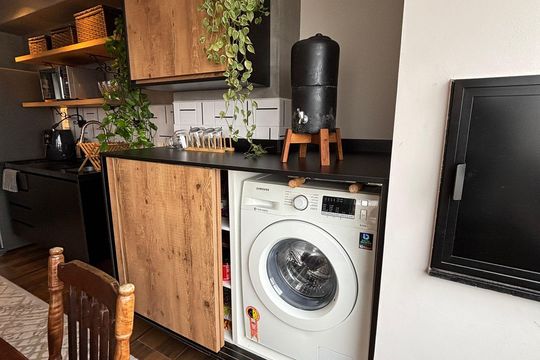 Cozinha de apartamento para alugar com 2 quartos, 50m² em Brás, São Paulo