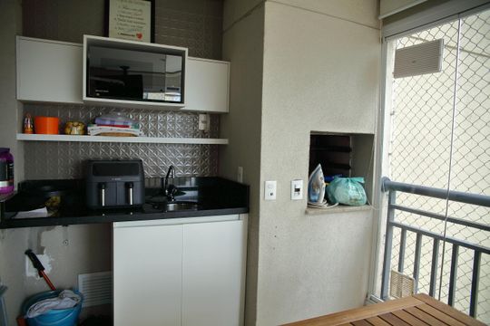 Sala - Varanda  de apartamento à venda com 2 quartos, 93m² em Baeta Neves, São Bernardo do Campo
