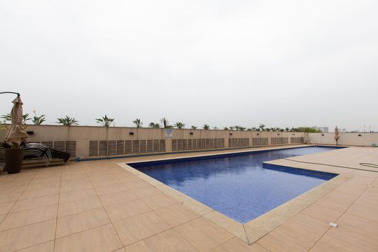 Área comum - Piscina de apartamento para alugar com 1 quarto, 50m² em Vila Jacuí, São Paulo
