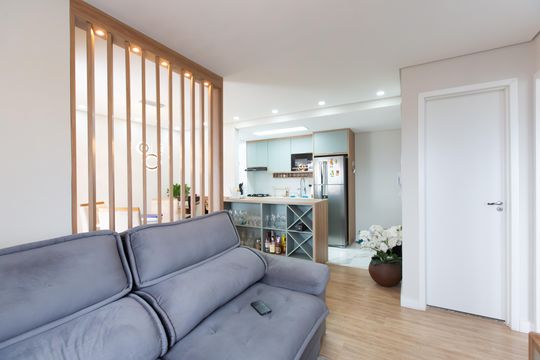 Sala de apartamento para alugar com 1 quarto, 50m² em Vila Jacuí, São Paulo