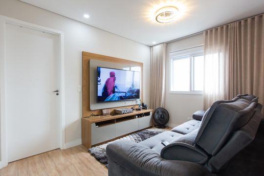 Sala de apartamento para alugar com 1 quarto, 50m² em Vila Jacuí, São Paulo