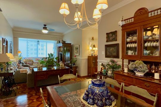 Sala de Jantar de apartamento à venda com 2 quartos, 113m² em Cerqueira César, São Paulo