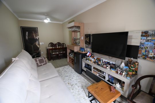 Sala de apartamento à venda com 2 quartos, 76m² em Vila Industrial (campinas), Campinas