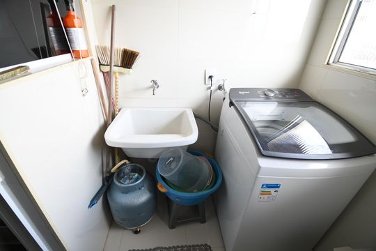 Área de Serviço de apartamento à venda com 2 quartos, 76m² em Vila Industrial (campinas), Campinas