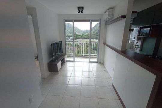 Sala de apartamento à venda com 3 quartos, 57m² em Barra Olímpica, Rio de Janeiro