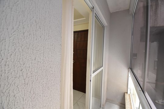 Varanda de apartamento para alugar com 2 quartos, 58m² em Cidade Jardim, São José dos Pinhais