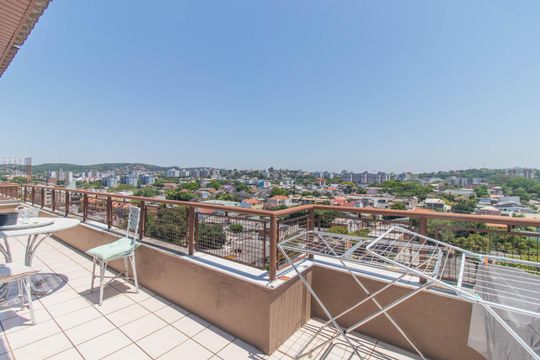 Terraço de apartamento à venda com 4 quartos, 120m² em Cristal, Porto Alegre