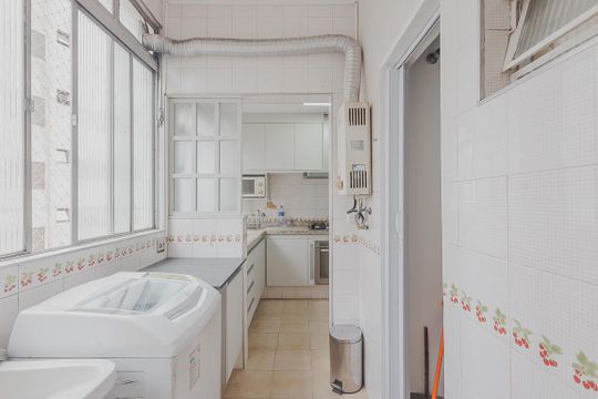 Área de Serviço de apartamento para alugar com 3 quartos, 108m² em Cerqueira César, São Paulo
