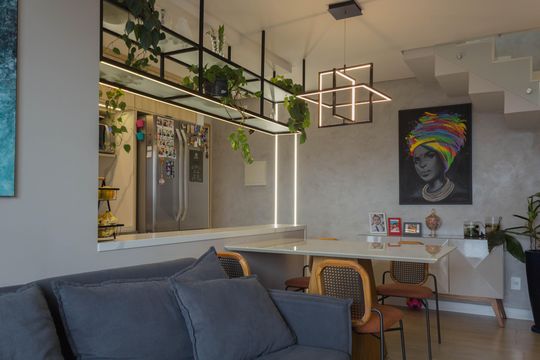 Sala de apartamento à venda com 3 quartos, 128m² em Nova Petrópolis, São Bernardo do Campo