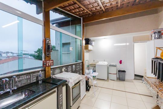 Área comum de apartamento à venda com 2 quartos, 100m² em Jardim Santo Alberto, Santo André