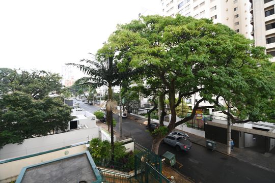 Quarto - Vista de apartamento à venda com 1 quarto, 54m² em Cambuí, Campinas