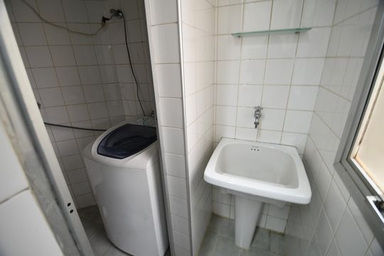 Área de Serviço de apartamento à venda com 1 quarto, 54m² em Cambuí, Campinas