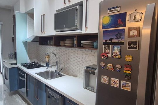 Cozinha de apartamento para alugar com 2 quartos, 109m² em Vila Independencia, São Paulo