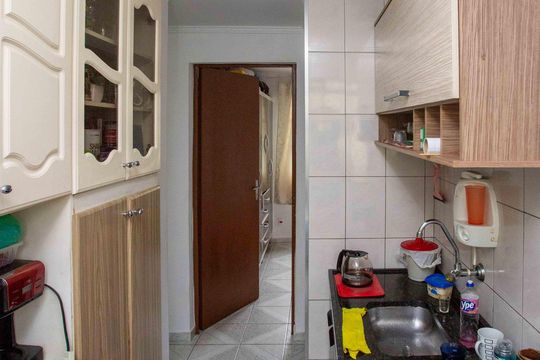 Cozinha de apartamento à venda com 2 quartos, 44m² em Conceição, Diadema
