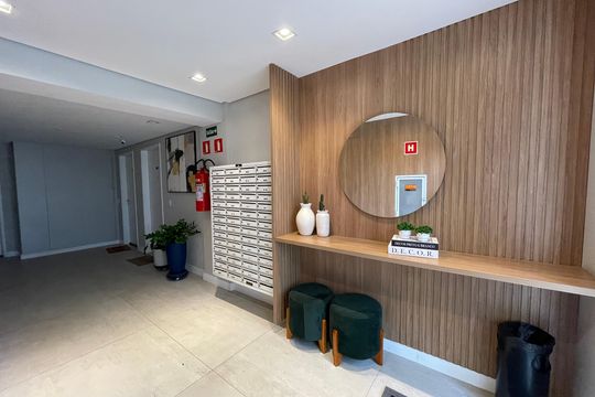 Hall de apartamento à venda com 2 quartos, 57m² em Jaguaré, São Paulo