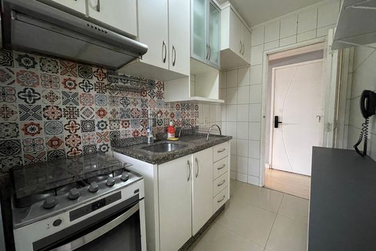 Cozinha de apartamento à venda com 2 quartos, 57m² em Jaguaré, São Paulo