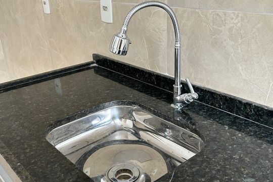 Cozinha - Torneira de apartamento à venda com 2 quartos, 47m² em Engenho Novo, Rio de Janeiro