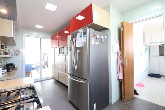 Cozinha de apartamento para alugar com 3 quartos, 187m² em Vila Leopoldina, São Paulo