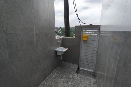 Área de Serviço de casa de condomínio à venda com 1 quarto, 45m² em Taquara, Rio de Janeiro