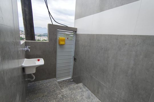 Área de Serviço de casa de condomínio à venda com 1 quarto, 45m² em Taquara, Rio de Janeiro