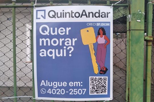 Placa de casa para alugar com 2 quartos, 80m² em Vila Vitorio Mazzei, São Paulo