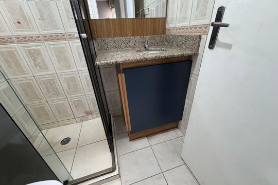 Banheiro Social de apartamento à venda com 2 quartos, 54m² em Rio dos Sinos, São Leopoldo