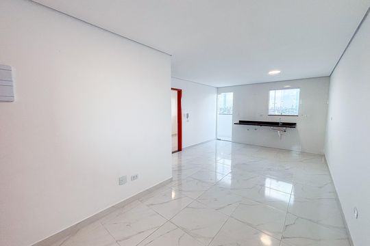 Sala/Cozinha de apartamento para alugar com 1 quarto, 80m² em Jardim Maringa, São Paulo