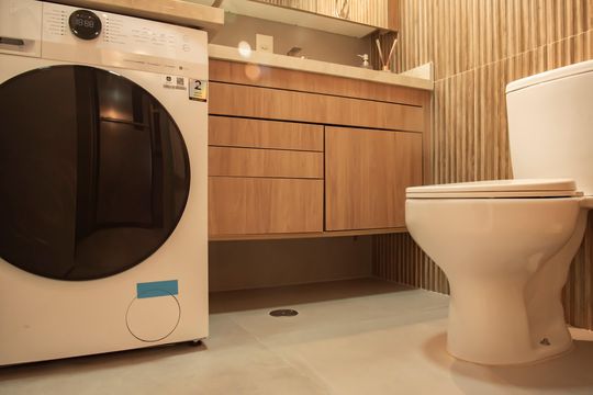 Banheiro de kitnet/studio à venda com 1 quarto, 27m² em Vila Clementino, São Paulo