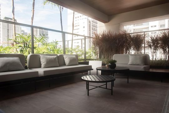 Área comum - Churrasqueira de kitnet/studio à venda com 1 quarto, 27m² em Vila Clementino, São Paulo
